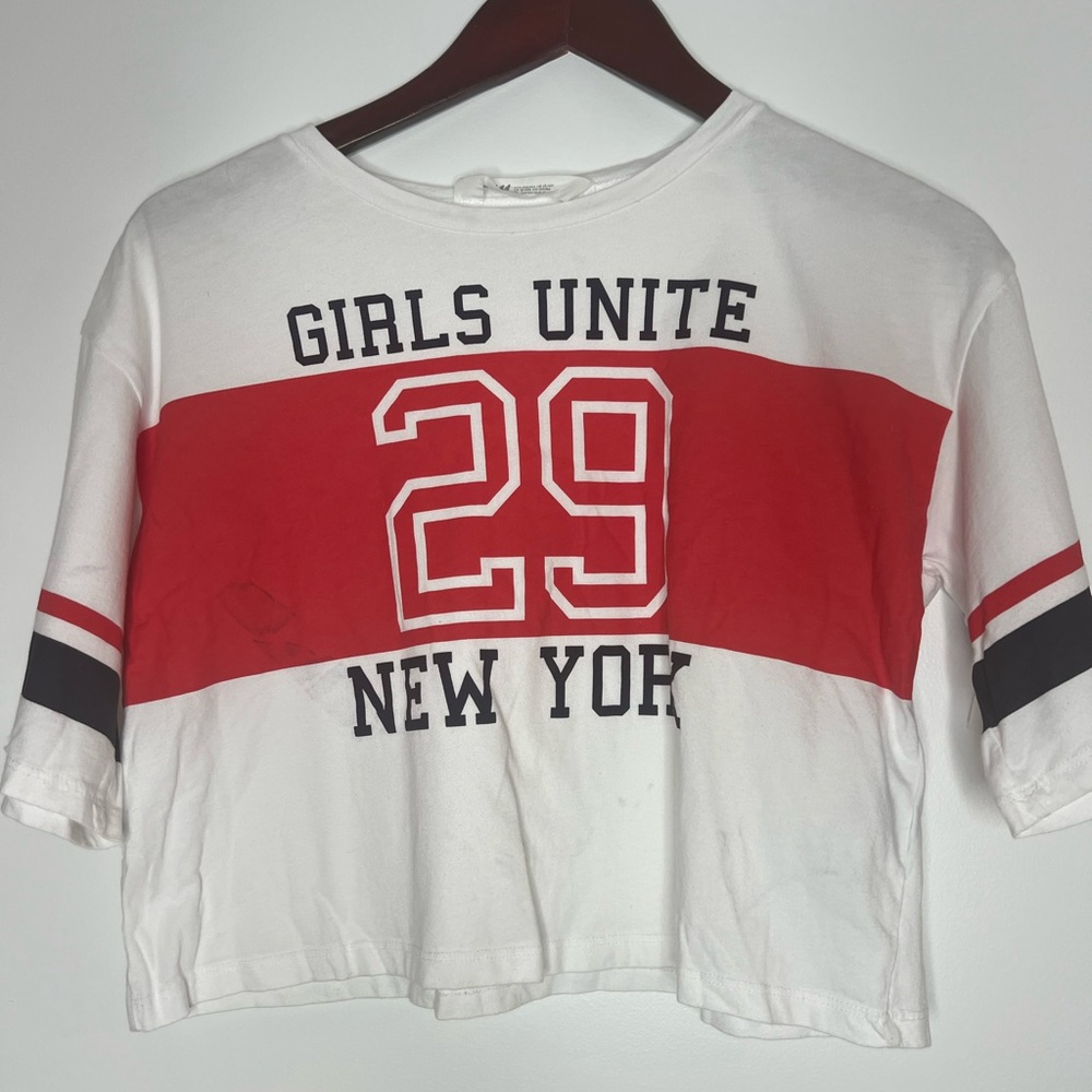 Girls jersey shirt h&M size 12-14